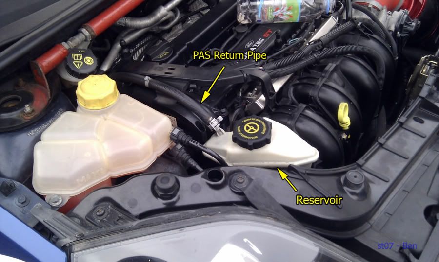 Guide How to change Power Steering fluid Fiesta ST Forums